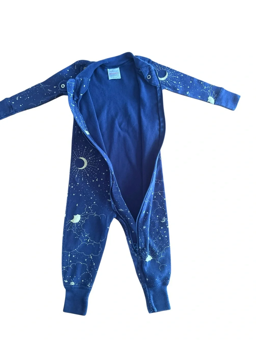 Hanna Andersson Starry Night Celestial Organic Cotton Sleeper 70cm 6-12M
